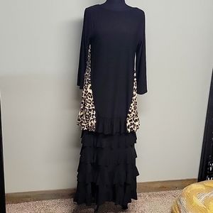 Zadie B's 2-peice leopard print dressy outfit